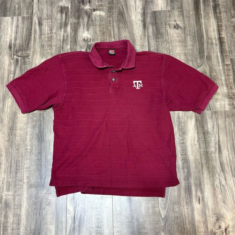 Nike Texas A&M Aggies Men's Polo Shirt‎ Multicolor Size L